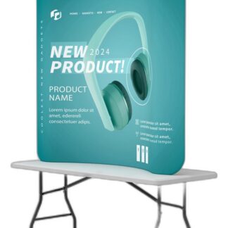 Curved Tension Fabric Display