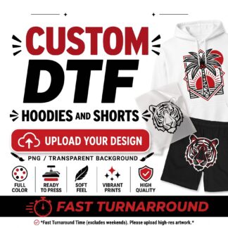 DTF Printathon - Hoodies and Shorts