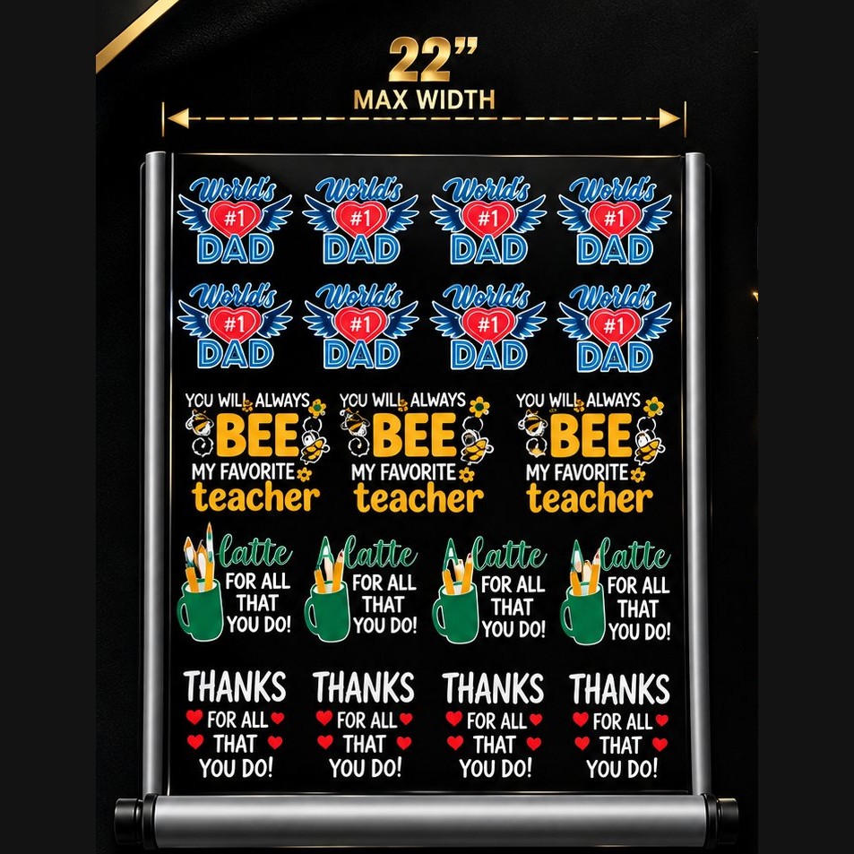 Pro DTF gang sheet