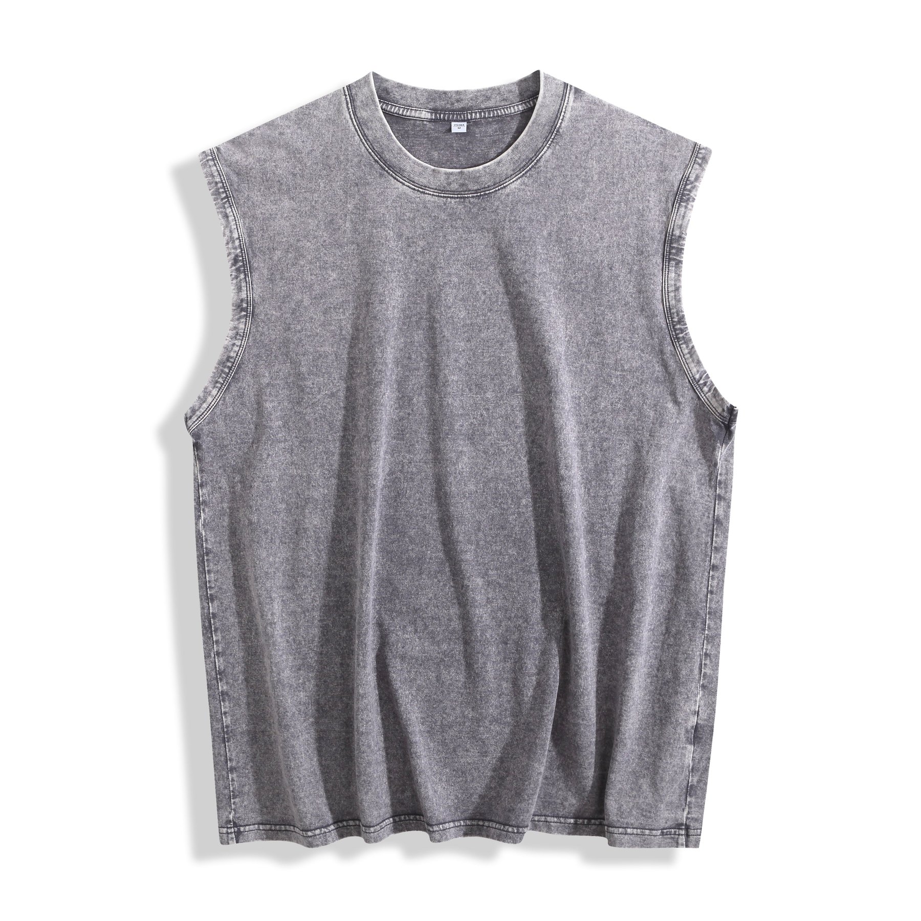 Vintage Acid Wash Vest Shirt – Premium Streetwear Sleeveless Top