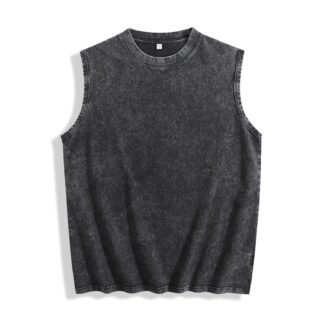 Blank Tank - Vintage Acid Wash Sleeveless Vest