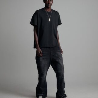 7.5 oz Max Heavyweight Garment Dye Raw Hem Tee