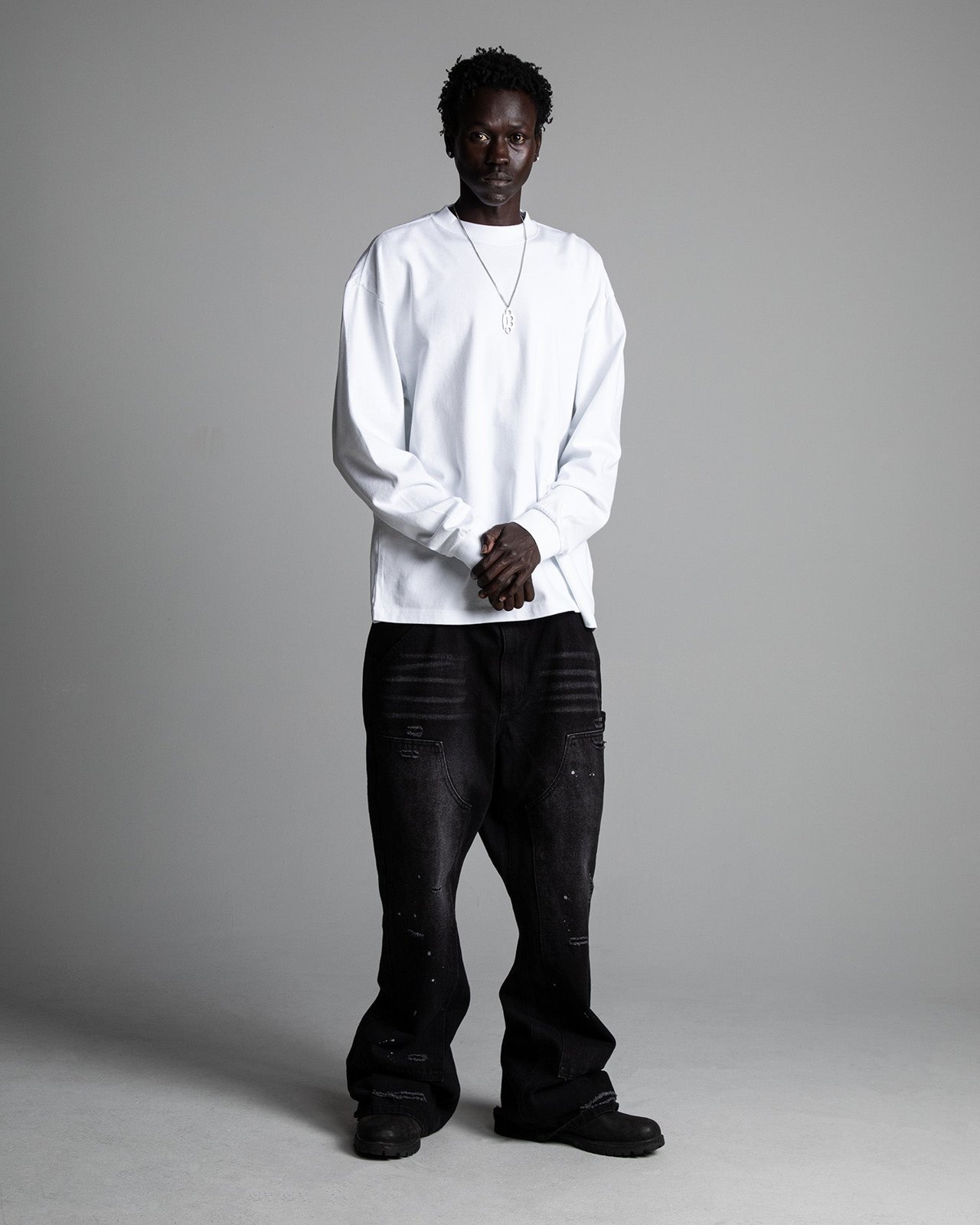 9.0oz Garment Dye Long Sleeve Designer Tee