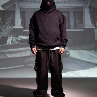 Garment Dye Double Layer Reversible Hoodie